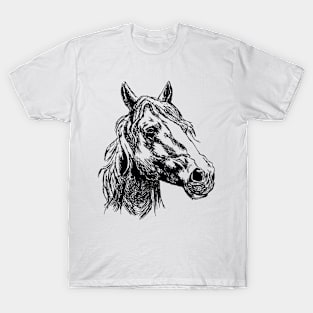 Horse For Girls Lovely Horses shirt For Boys T-Shirt